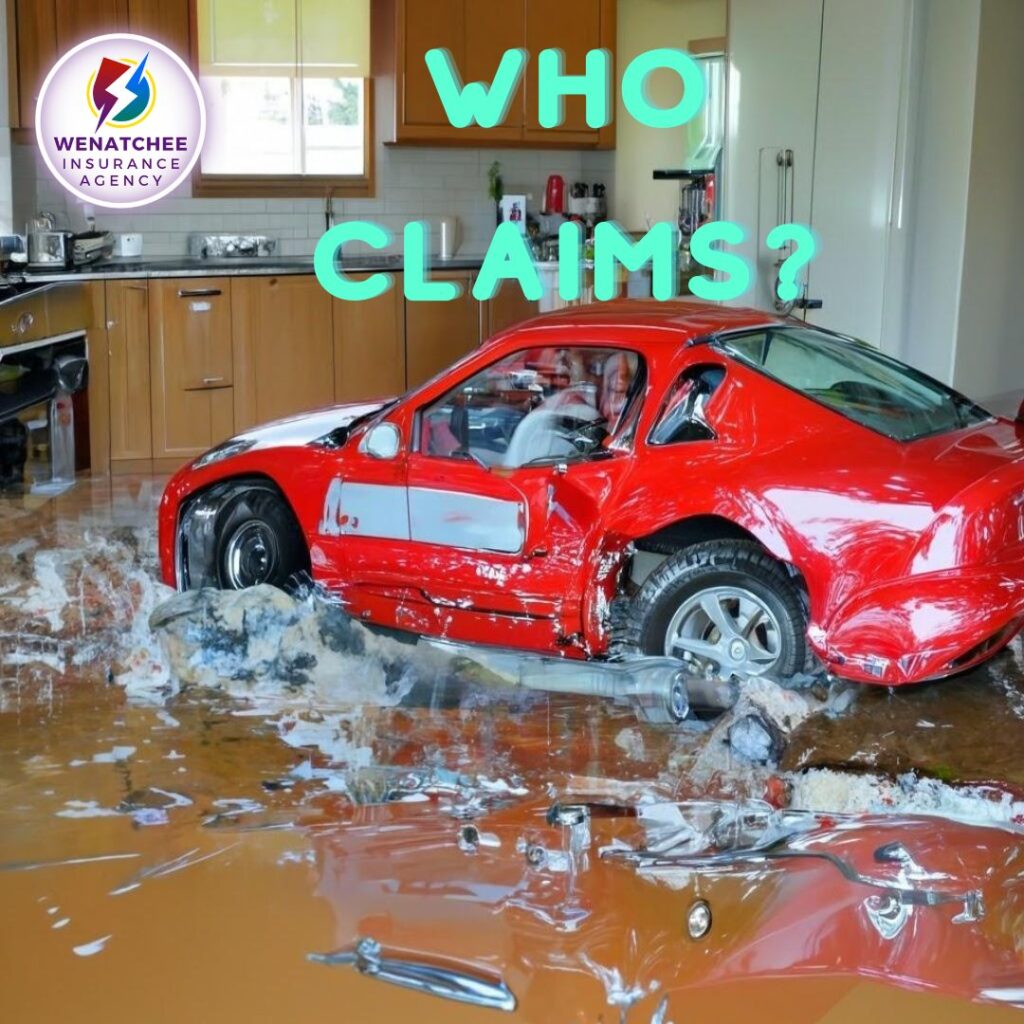 Car in Kitchen, who makes the claim?