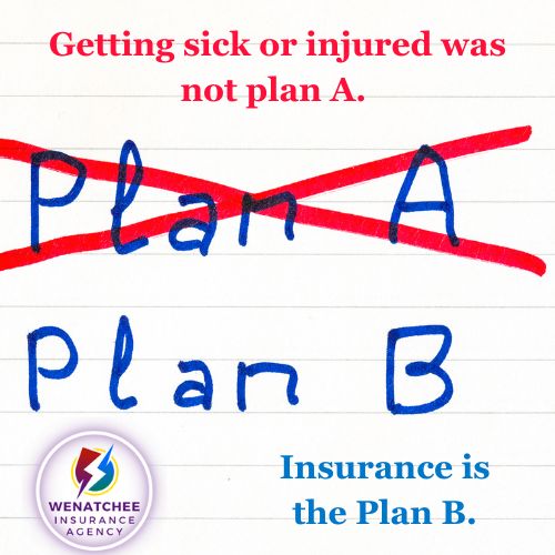 Plans go sideways all the time it is why we have insurance.