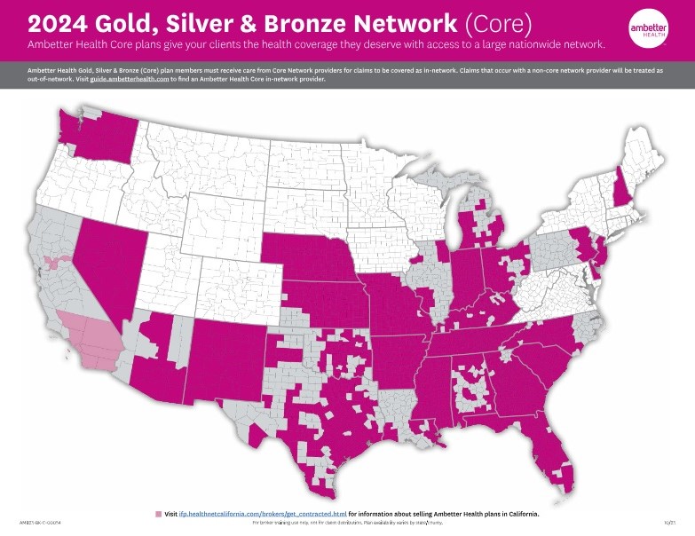 Coordinated Care across the United States.