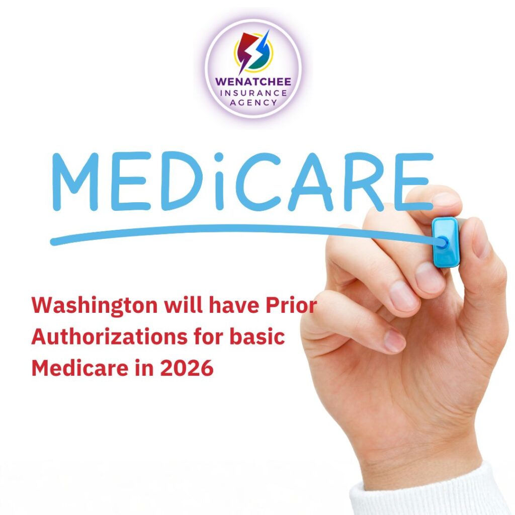 Prior authorizations in Washington state for original medicare
