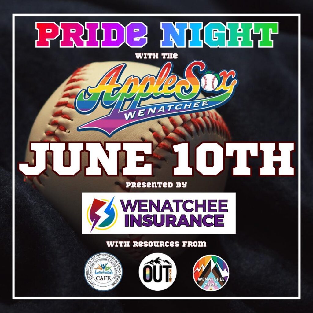 Pride Night with Wenatchee Apple Sox presented by Wenatchee Insurance